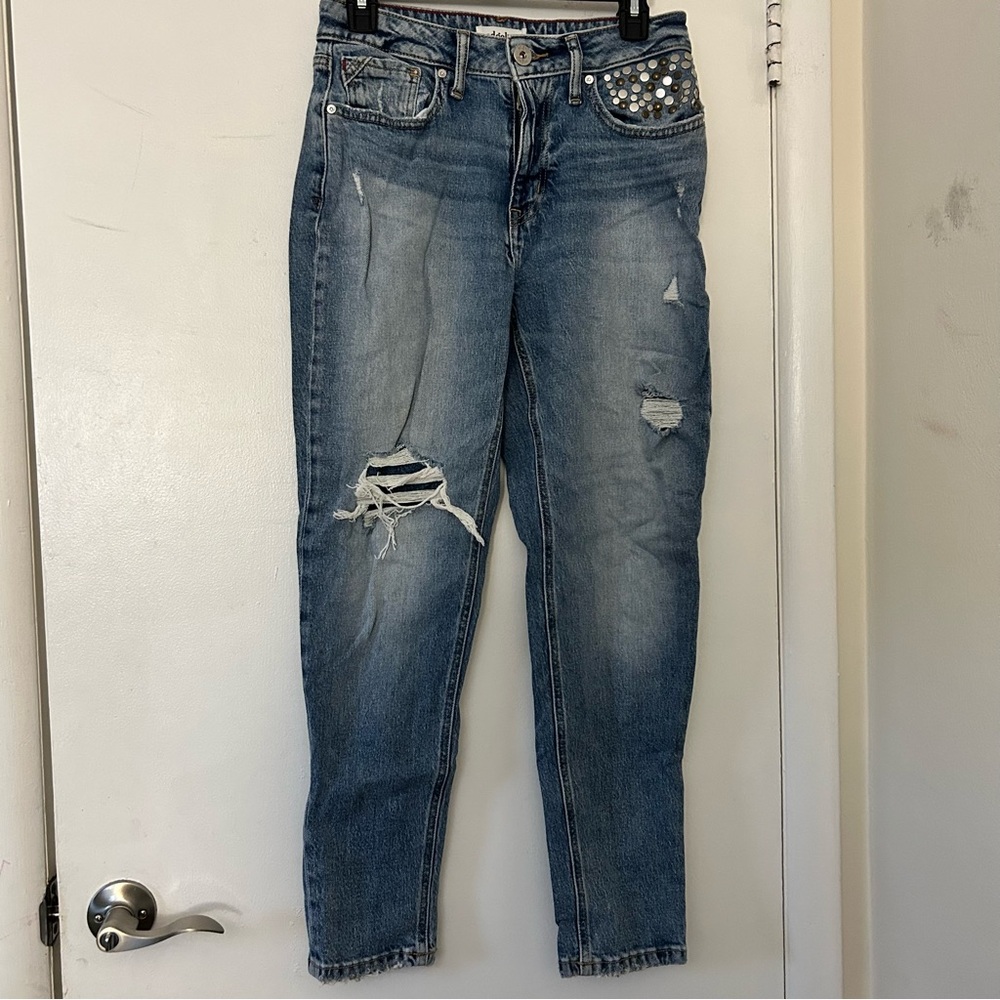 90’s taper high rise jeans
